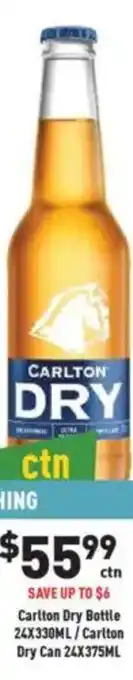 Liquor Legends Carlton Dry Can offer