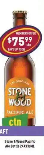 Liquor Legends Stone & Wood Pacific Ale Bottle offer