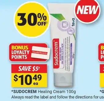 Cincotta Chemist Sudocrem healing cream offer