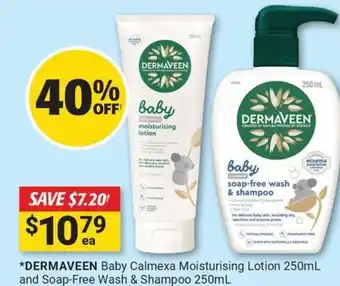 Cincotta Chemist Baby Calmexa Moisturising Lotion offer