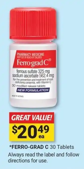 Cincotta Chemist Ferro-grad c offer