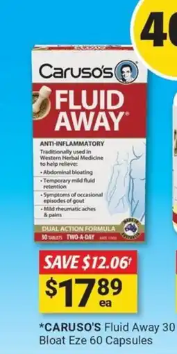 Cincotta Chemist Fluid away offer