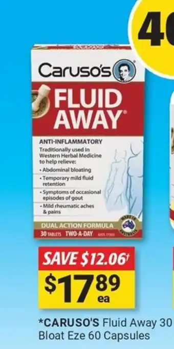 Cincotta Chemist Fluid away offer