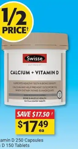 Cincotta Chemist Calcium + vitamin d offer