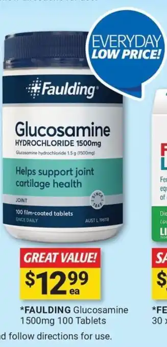 Cincotta Chemist Glucosamine offer