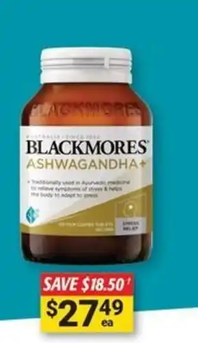 Cincotta Chemist Ashwagandha+ offer