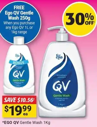 Cincotta Chemist Ego QV Gentle Wash offer