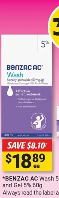 Cincotta Chemist Benzoyl peroxide offer