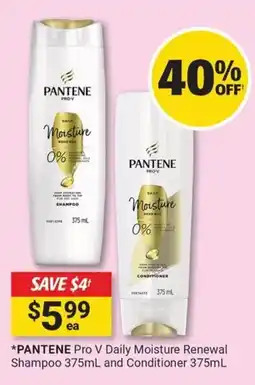 Cincotta Chemist Pantene shampoo and conditioner offer