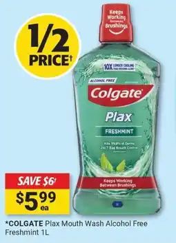 Cincotta Chemist Colgate plax mouth wash offer