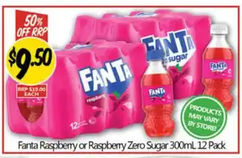 NQR Fanta Raspberry or Raspberry Zero Sugar offer