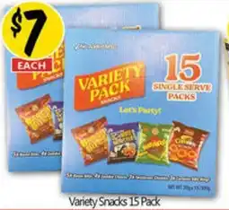 NQR Variety Snacks offer