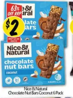 NQR chocolate nut bars coconut offer