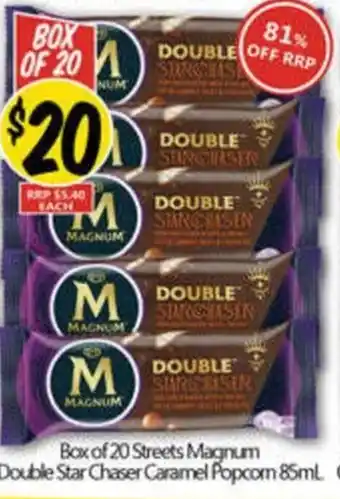 NQR Magnum Double Star Chaser Caramel Popcom offer