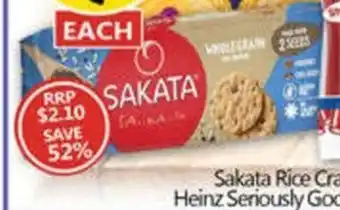 NQR Sakata Rice Crackers offer