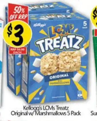 NQR Kellogg's LCMs Treatz offer