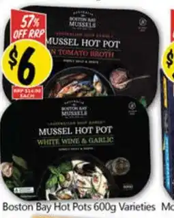 NQR Boston Bay Hot Pots offer