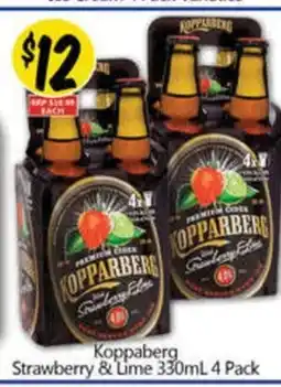 NQR Koppaberg Strawberry & Lime offer