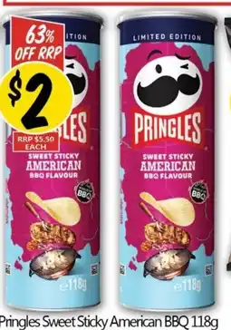 NQR Pringles Sweet Sticky American BBQ offer