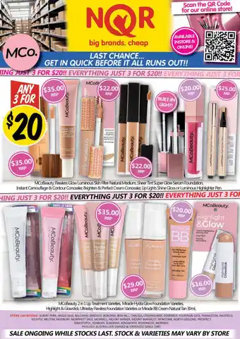 NQR MCoBeauty. offer