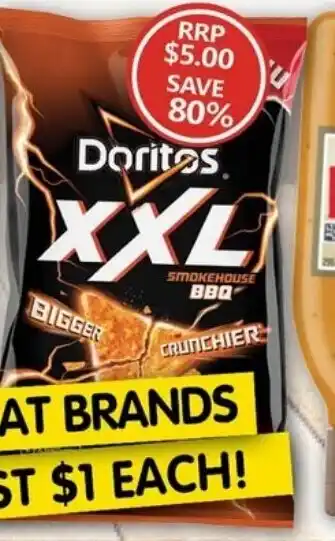 NQR Doritos XXL Smoky BBQ offer