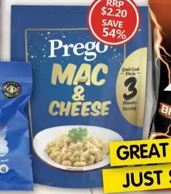 NQR Prego Mac & Cheese offer