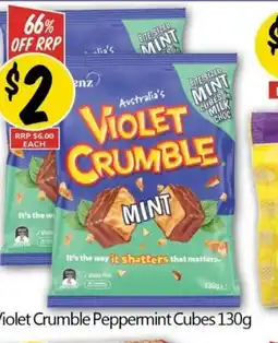 NQR Violet Crumble Peppermint Cubes offer