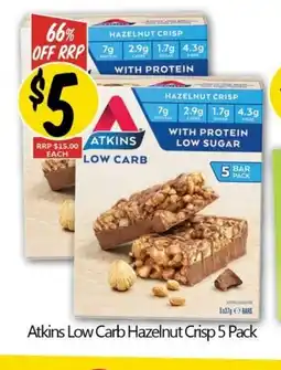 NQR Atkins Low Carb Hazelnut Crisp offer