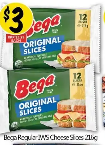 NQR Bega Regular IWS Cheese Slices offer