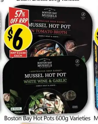 NQR Boston Bay Hot Pots offer