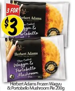 NQR Herbert Adams Frozen Wagyu & Portobello Mushroom Pie offer