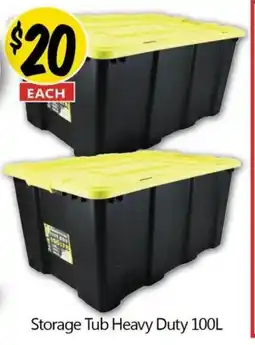 NQR Storage Tub Heavy Duty 100L offer