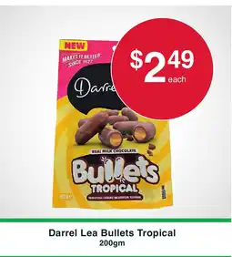 Australian Butchers Darrel Lea Bullets Tropical offer