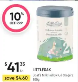 Healthy Life Littleoak Goat's Milk Follow On Stage 2 offer