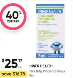 Healthy Life Inner Health Plus Baby Probiotics Drops offer