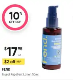 Healthy Life Fend Insect Repellent Lotion offer