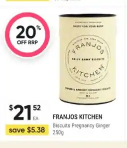 Healthy Life Franjos Kitchen Biscuits Pregnancy Ginger offer