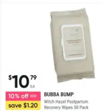 Healthy Life Bubba Bump Witch Hazel Postpartum 50 Pack offer