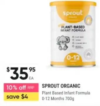 Healthy Life Plant Based Infant Formula 0-12 Months offer