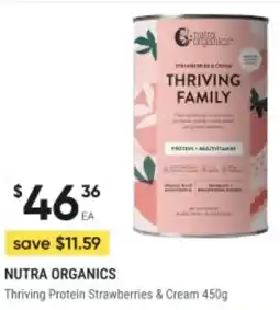 Healthy Life Thriving Protein Strawberries & Cream offer