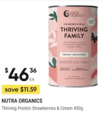 Healthy Life Thriving Protein Strawberries & Cream offer