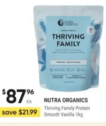 Healthy Life Thriving Family Protein Smooth Vanilla offer