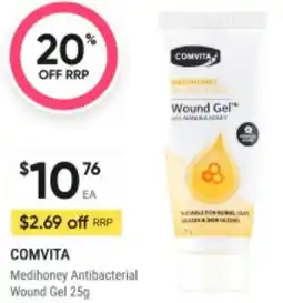 Healthy Life Medihoney Antibacterial Wound Gel offer