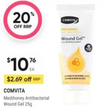 Healthy Life Medihoney Antibacterial Wound Gel offer