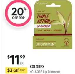 Healthy Life Kolsore lip ointment offer