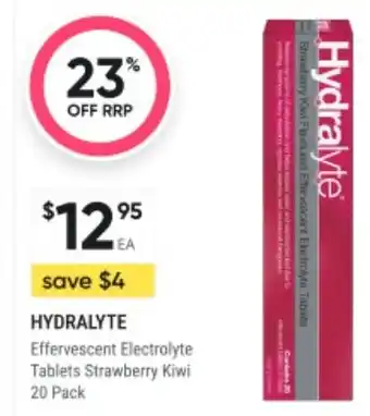 Healthy Life Effervescent Electrolyte Tablets Strawberry Kiwi offer