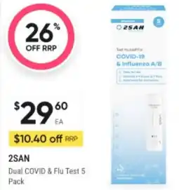 Healthy Life Dual COVID & Flu Test offer