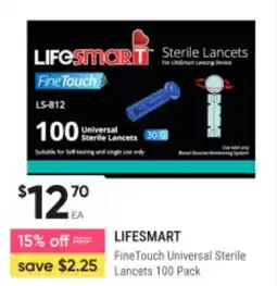 Healthy Life Fine Touch Universal Sterile Lancets offer