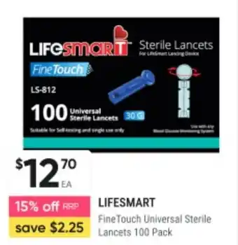 Healthy Life Fine Touch Universal Sterile Lancets offer