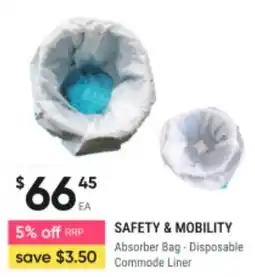 Healthy Life Absorber Bag Disposable Commode Liner offer